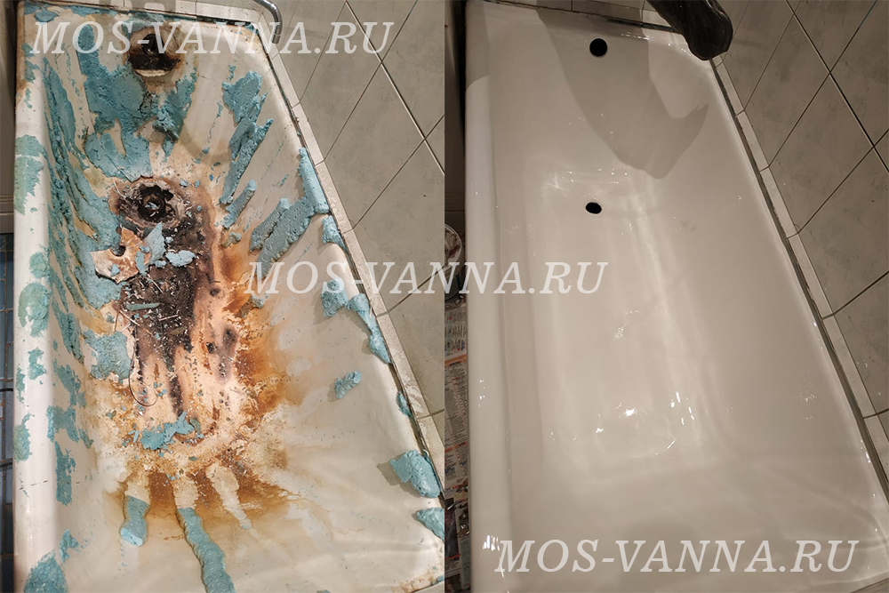 Реставрация ванны в Орехово-Зуево
